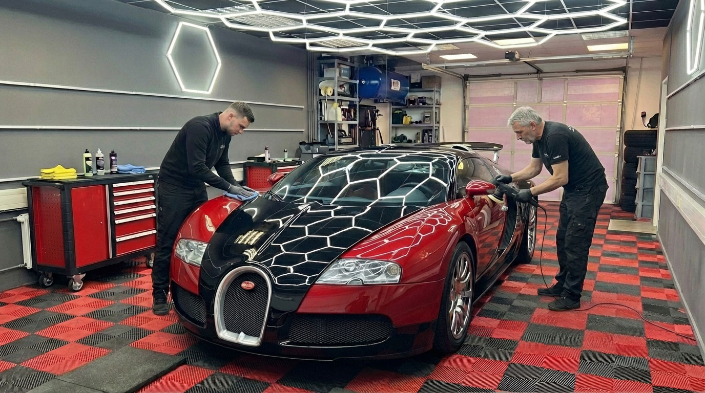 Premium Detailing mit Bugatti Veyron